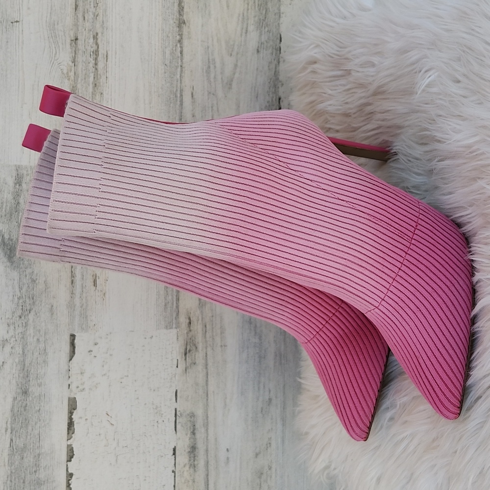 STEVE MADDEN STILETO HEELED KNIT SOCK BOOT - Picture 13 of 13